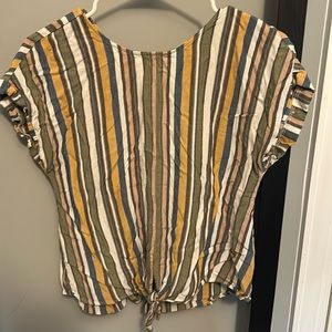 Front tie shirt from boutique in NOLA